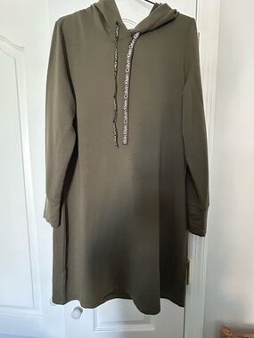 Calvin Klein Olive Green Hoodie